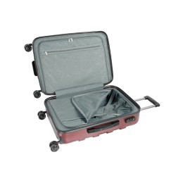 Чемодан BUGATTI ГАЛАТЕЯ | GALATEA, бордовый, поликарбонат / АБС-пластик, 46х27,5х67 см, 65 л