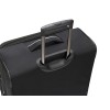 Чемодан TORBER НЕРО, чёрный, переработанный ПЭТ, 48 х 28 х 79 см, 90 л