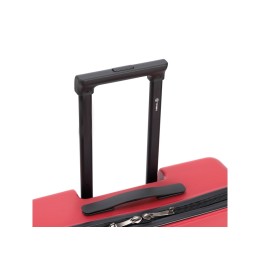 Чемодан TORBER ЭЛЬТОН, красный, ABS-пластик, 38 х 24 х 54 см, 35 л