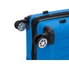 Чемодан TORBER В Отпуск, ярко-синий, полипропилен, 55 х 36 х 21,5 см, 37 л