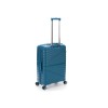 Чемодан TORBER НЕВО, синий, полипропилен, 45 х 26 х 66 см, 66 л