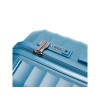 Чемодан TORBER НЕВО, синий, полипропилен, 45 х 26 х 66 см, 66 л
