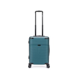 Чемодан TORBER ОНЕГА, зелёный, ABS-пластик, 59,5 х 39,5 х 24 см, 46 л