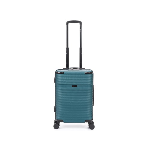 Чемодан TORBER ОНЕГА, зелёный, ABS-пластик, 59,5 х 39,5 х 24 см, 46 л