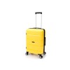 Чемодан TORBER В Отпуск, жёлтый, полипропилен, 40,5 х 25 х 62,5 см, 55 л