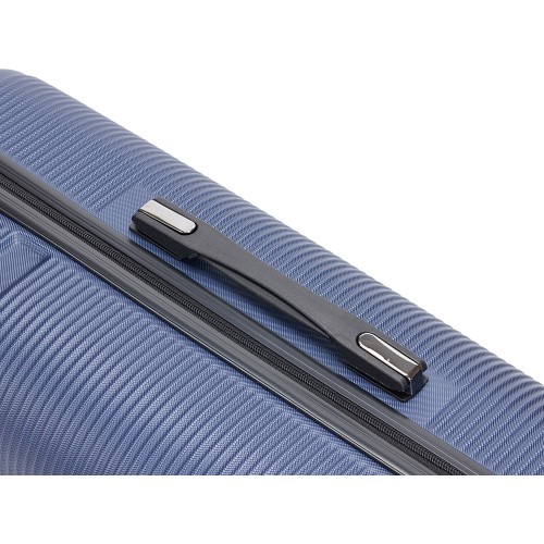 Чемодан TORBER ОНЕГА, синий, ABS-пластик, 69,5 х 46 х 26 см, 69 л