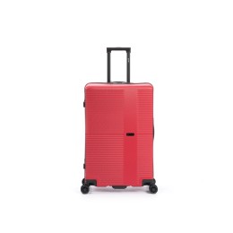 Чемодан TORBER ЭЛЬТОН, красный, ABS-пластик, 47 х 29 х 78 см, 96 л