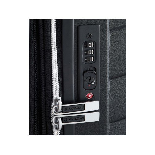Чемодан 4-х колесный, Magellan, VICTORIA, 117л, черный