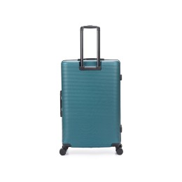 Чемодан TORBER ОНЕГА, зелёный, ABS-пластик, 79,5 х 51 х 29 см, 103 л