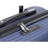 Чемодан TORBER ОНЕГА, синий, ABS-пластик, 59,5 х 39,5 х 24 см, 46 л