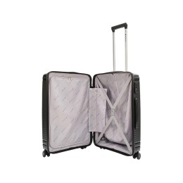 Чемодан 4-х колесный, Magellan, TRINIDAD, 70л, черный металлик