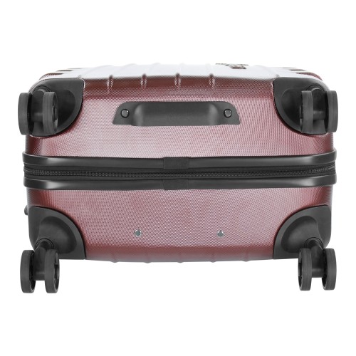 Чемодан для ручной клади BUGATTI ГАЛАТЕЯ | GALATEA, бордовый, поликарбонат / АБС-пластик, 36,5х24,5х56 см, 38 л