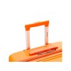 Чемодан TORBER В Отпуск, оранжевый, полипропилен, 54,5 х 33,5 х 79 см, 135 л