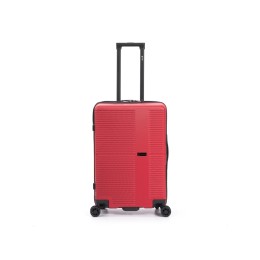 Чемодан TORBER ЭЛЬТОН, красный, ABS-пластик, 41 х 28 х 68 см, 64 л