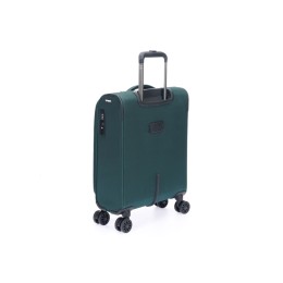 Чемодан TORBER СЕЙД, тёмно-зелёный, нейлон 600D, 36,5 х 19 х 54 см, 32 л