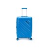 Чемодан TORBER В Отпуск, синий, полипропилен, 45 х 28 х 68 см, 79 л