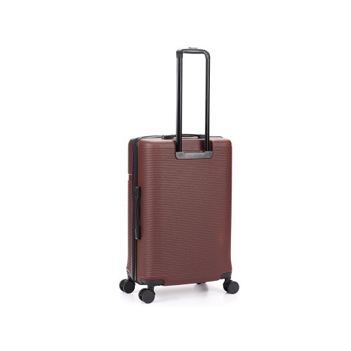Чемодан TORBER ОНЕГА, бордовый, ABS-пластик, 79,5 х 51 х 29 см, 103 л