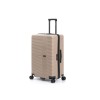 Чемодан TORBER ЭЛЬТОН, песочный, ABS-пластик, 47 х 29 х 78 см, 96 л