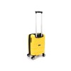 Чемодан TORBER В Отпуск, жёлтый, полипропилен, 33 х 22 х 53 см, 35 л