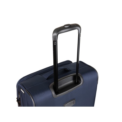 Чемодан TORBER БРОСНО, синий, нейлон 600D, 48 х 30 х 78 см, 85 л