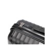 Чемодан TORBER НЕВО, чёрный, полипропилен, 40 х 25 х 55 см, 32 л