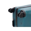 Чемодан TORBER ОНЕГА, зелёный, ABS-пластик, 79,5 х 51 х 29 см, 103 л