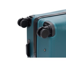 Чемодан TORBER ОНЕГА, зелёный, ABS-пластик, 79,5 х 51 х 29 см, 103 л