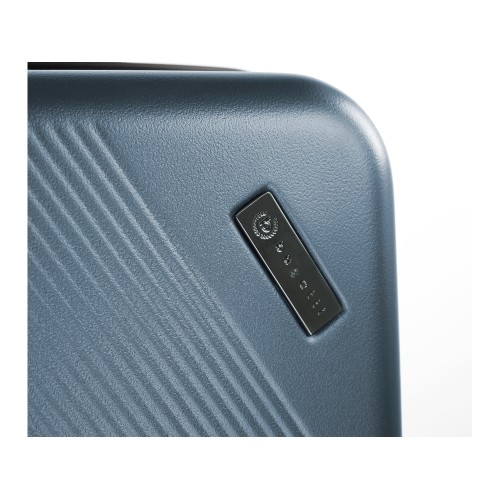 Чемодан для ручной клади BUGATTI КАЛЛИСТО | KALLISTO, синий, АБС-пластик, 35,5х23х53,5 см, 40 л