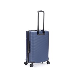 Чемодан TORBER ОНЕГА, синий, ABS-пластик, 69,5 х 46 х 26 см, 69 л