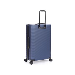 Чемодан TORBER ОНЕГА, синий, ABS-пластик, 79,5 х 51 х 29 см, 103 л