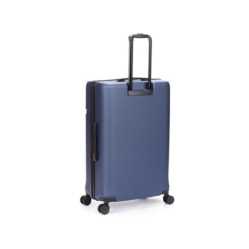 Чемодан TORBER ОНЕГА, синий, ABS-пластик, 79,5 х 51 х 29 см, 103 л