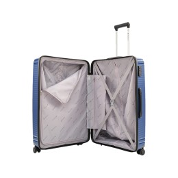 Чемодан 4-х колесный, Magellan, TRINIDAD, 110л, синий металлик