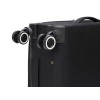 Чемодан TORBER НЕРО, чёрный, переработанный ПЭТ, 44 х 25 х 67 см, 63 л