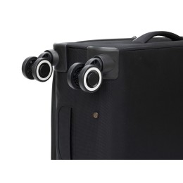 Чемодан TORBER НЕРО, чёрный, переработанный ПЭТ, 44 х 25 х 67 см, 63 л