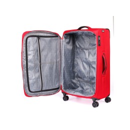 Чемодан TORBER БРОСНО, красный, нейлон 600D, 48 х 30 х 78 см, 85 л