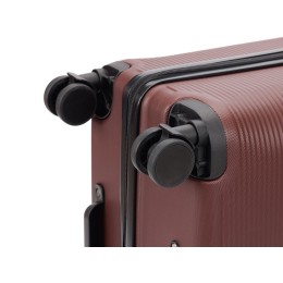Чемодан TORBER ОНЕГА, бордовый, ABS-пластик, 69,5 х 46 х 26 см, 69 л