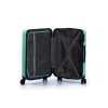 Чемодан TORBER КАСПИЙ, светло-зелёный, ABS-пластик, 43 х 26 х 68 см, 64 л