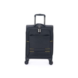 Чемодан TORBER БРОСНО, чёрный, нейлон 600D, 36,5 х 20 х 54 см, 32 л