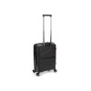 Чемодан TORBER НЕВО, чёрный, полипропилен, 40 х 25 х 55 см, 32 л