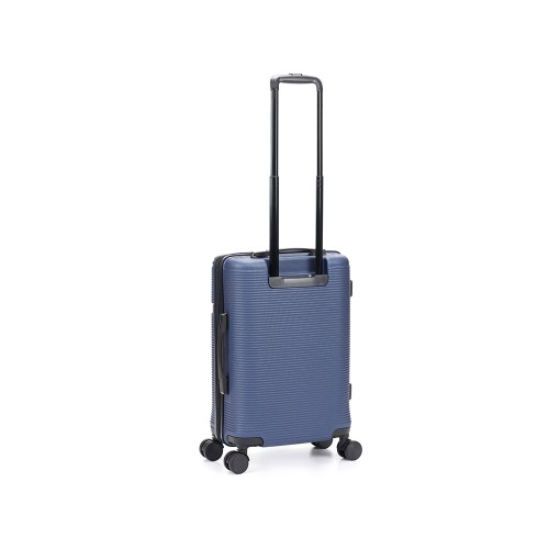 Чемодан TORBER ОНЕГА, синий, ABS-пластик, 59,5 х 39,5 х 24 см, 46 л