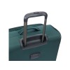Чемодан TORBER СЕЙД, тёмно-зелёный, нейлон 600D, 48 х 26,5 х 78 см, 85 л