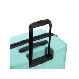 Чемодан TORBER КАСПИЙ, светло-зелёный, ABS-пластик, 49 х 29 х 78 см, 96 л