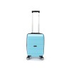 Чемодан TORBER В Отпуск, бирюзовый, полипропилен, 33 х 22 х 53 см, 35 л