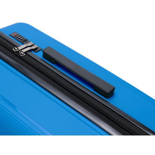 Чемодан TORBER В Отпуск, ярко-синий, полипропилен, 65,5 х 43,5 х 26 см, 62 л