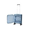 Чемодан TORBER ВИВИ, синий, полиэстер, 39 х 20 х 54 см, 36 л