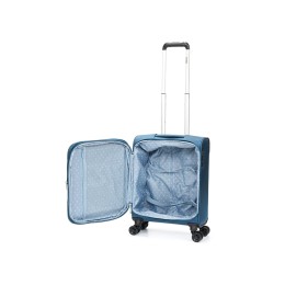 Чемодан TORBER ВИВИ, синий, полиэстер, 39 х 20 х 54 см, 36 л