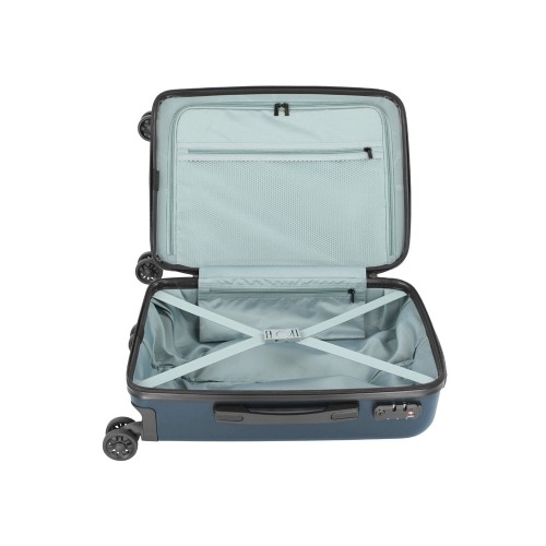 Чемодан для ручной клади BUGATTI КАЛЛИСТО | KALLISTO, синий, АБС-пластик, 35,5х23х53,5 см, 40 л