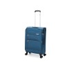 Чемодан TORBER ВИВИ, синий, полиэстер, 44 х 25 х 67 см, 63 л