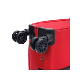 Чемодан TORBER БРОСНО, красный, нейлон 600D, 36,5 х 20 х 54 см, 32 л