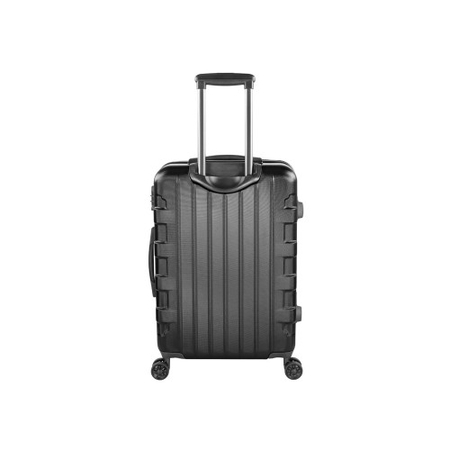 Чемодан BUGATTI ГАЛАТЕЯ | GALATEA, чёрный, поликарбонат / АБС-пластик, 46х27,5х67 см, 65 л